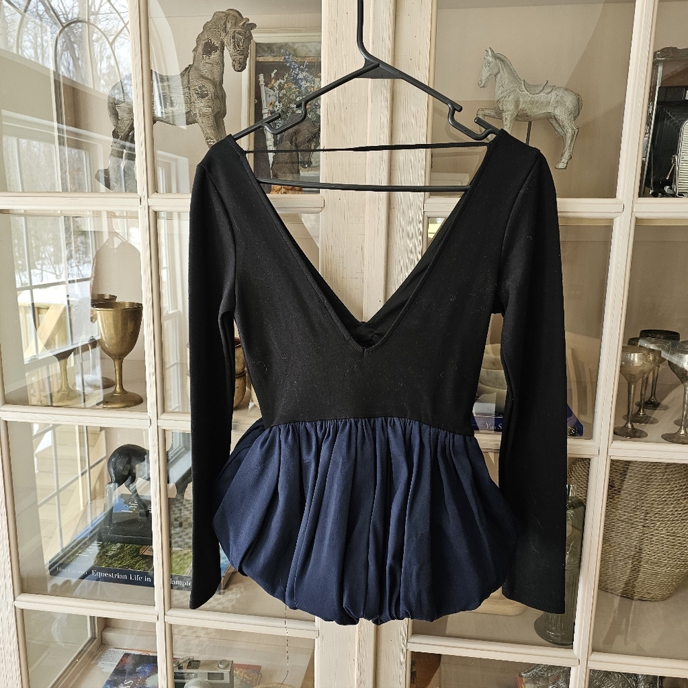 Zara To My Lovers Bubble Hem Top - Picture 9 of 15